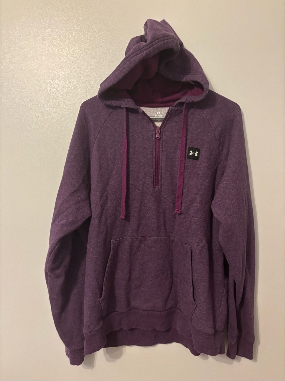 Under Armour Men's UA Rival Fleece 1/2 Zip Hoodie size large